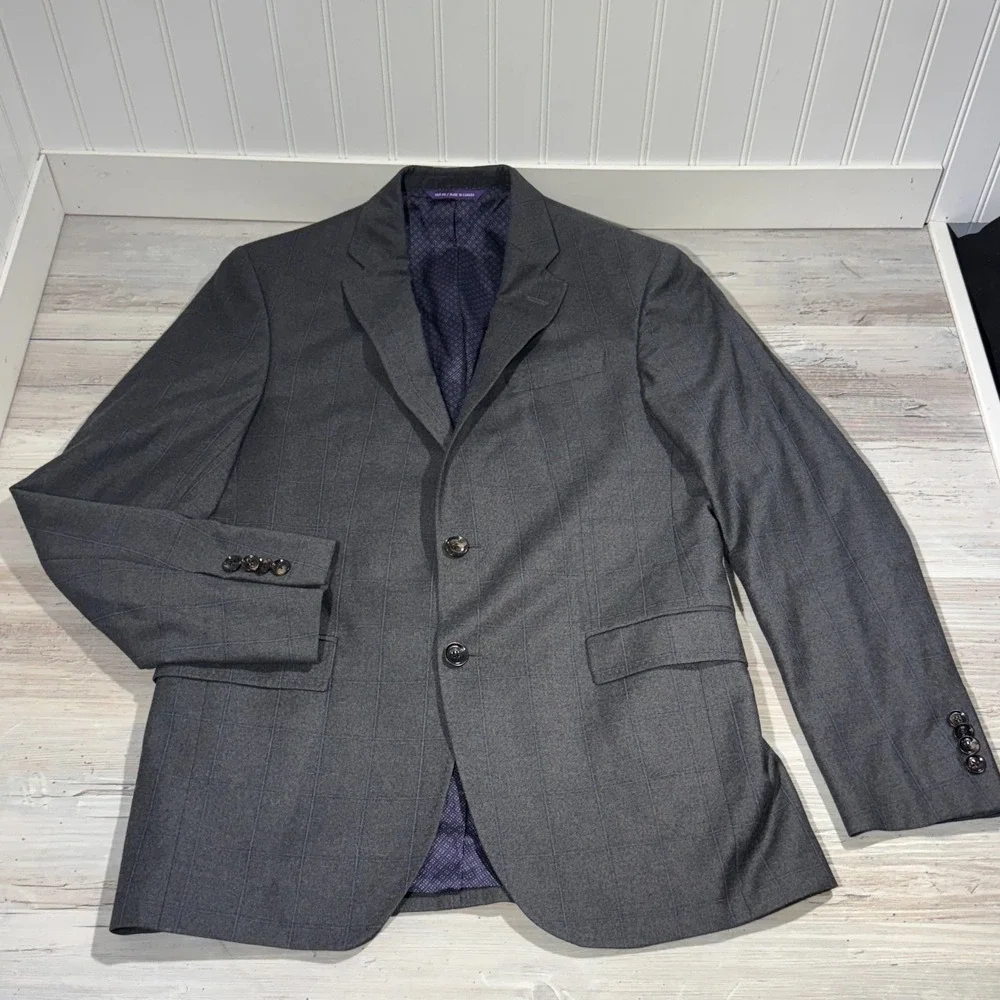 Ted Baker Blazer Men's Size US 38R 100% Wool 2 Button‎